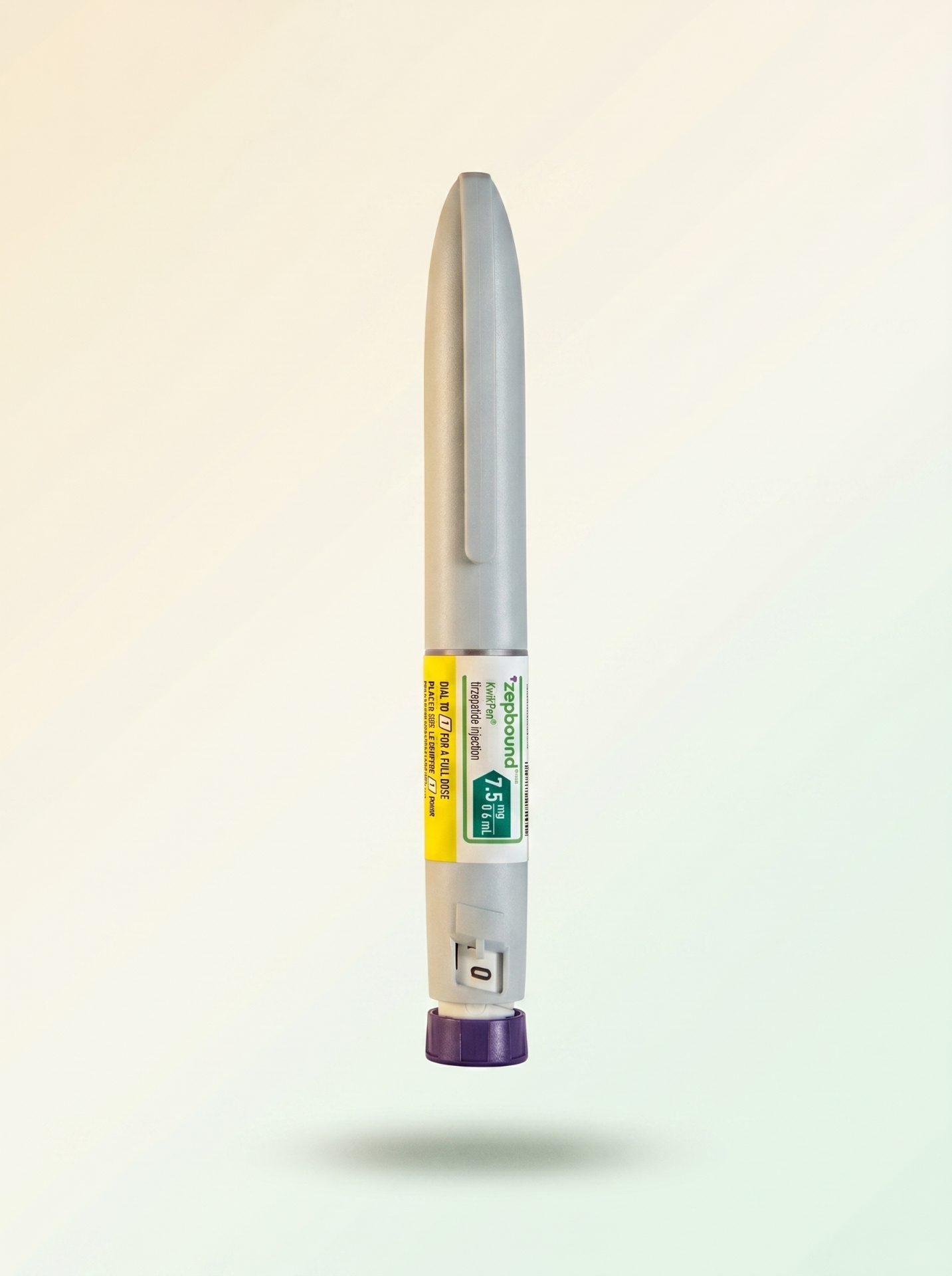 Zepbound KwikPen tirzepatide multi-dose injection pen by Eli Lilly