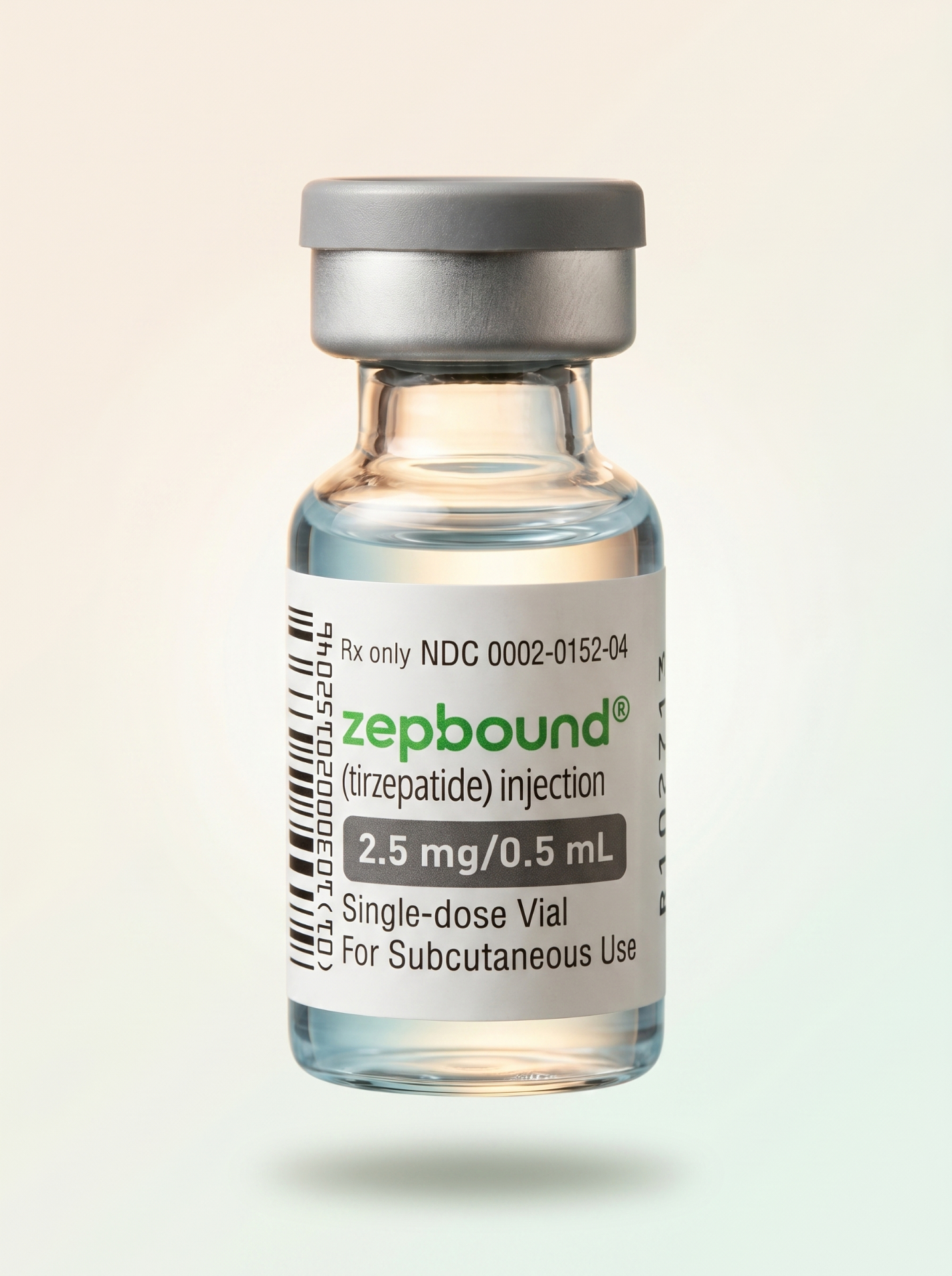 Zepbound single-dose vial tirzepatide injection by Eli Lilly
